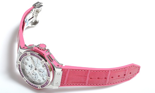 ウブロスーパーコピー ビッグバン ローズスチール 341.SP.6010.LR.1933 ピンクサファイア