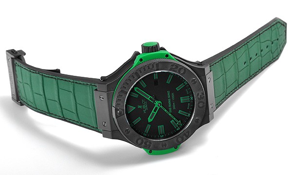ウブロ ビッグバン キング オールブラック グリーン 322.CI.1190.GR.KRO09 自動巻き