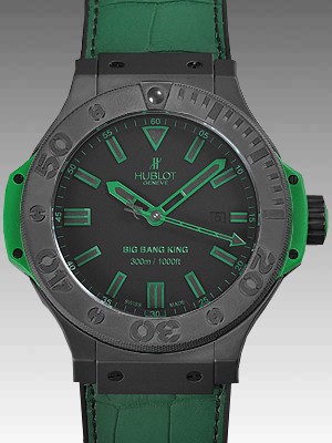 ウブロ ビッグバン キング オールブラック グリーン 322.CI.1190.GR.KRO09 自動巻き