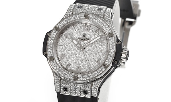 ウブロ ビッグバン ３８ スティール 361.SX.9010.RX.1704 ダイヤモンド ステンレス