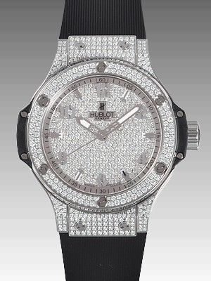 ウブロ ビッグバン ３８ スティール 361.SX.9010.RX.1704 ダイヤモンド ステンレス