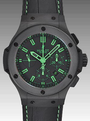 ウブロ ビッグバン オールブラック グリーン 301.CI.1190.GR.ABG11 ブラック/グリーン