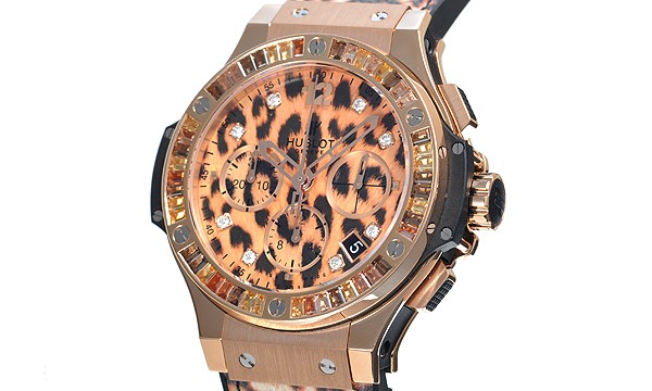 ウブロスーパーコピー ビッグバン ゴールドレオパード 341.PX.7610.NR.1976 ダイヤモンド