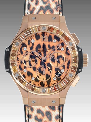 ウブロスーパーコピー ビッグバン ゴールドレオパード 341.PX.7610.NR.1976 ダイヤモンド