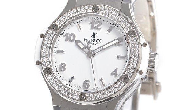 ウブロ ビッグバン スチール ホワイトダイヤモンド 361.SE.2010.SE.1104 ホワイト