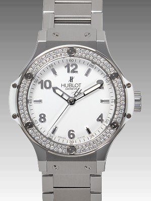 ウブロ ビッグバン スチール ホワイトダイヤモンド 361.SE.2010.SE.1104 ホワイト