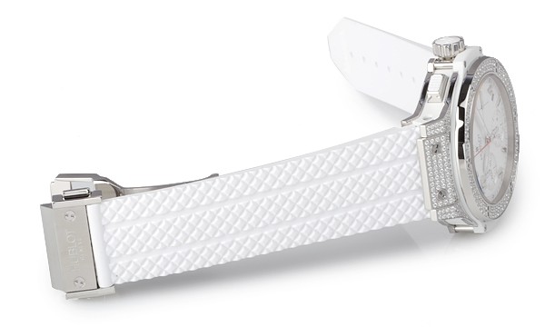 ウブロ ビッグバン スチール ホワイトパヴェ 342.SE.230.RW.174 ホワイト