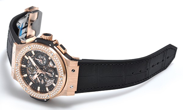 ウブロ ビッグバン アエロバン ゴールド ダイヤモンド 311.PX.1180.GR.1104 ブラック