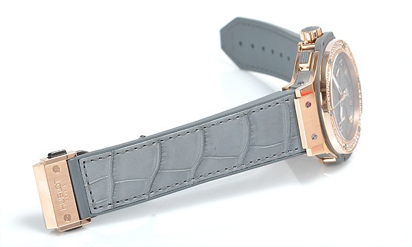 ウブロ ビッグバン アールグレイダイヤモンド 341.PT.5010.LR.1104 ピンクゴールド グレー