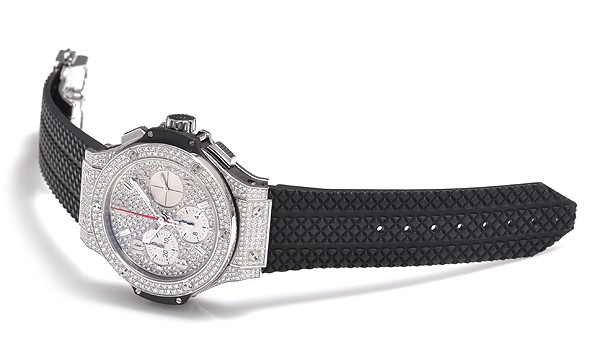 ウブロ ビッグバン スチール フルパヴェ 341.SX.9010.RX.1704 ステンレス アラビア