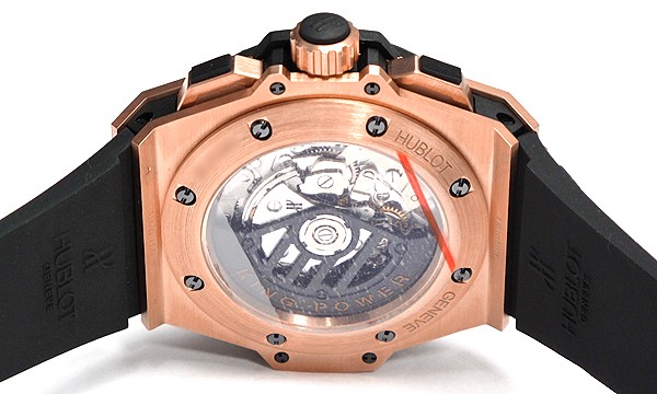 ウブロ キングパワー フドロワイヤント ゴールド 715.PX.1128.RX.1704 キングゴールド･ラバー