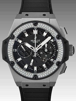 ウブロ キングパワー パワーリザーブ ジルコニウム 709.ZX.1770.RX.1104 ブラック