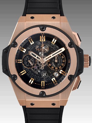 ウブロスーパーコピー キングパワー ウニコ キングゴールド 701.OX.0180.RX ブラック