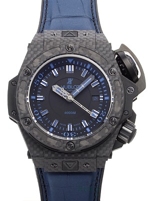 ウブロ オーシャノグラフィック オールブラックブルー 731.QX.1190.GR.ABB12 ブラック