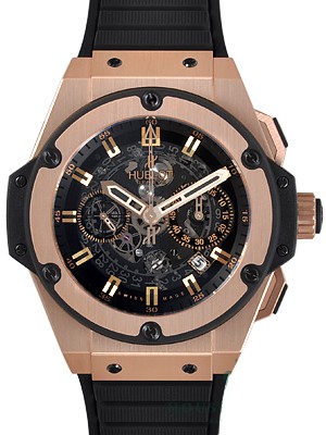 ウブロスーパーコピー キングパワー ウニコ キングゴールド 701.OX.0180.RX ブラック