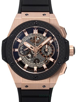 ウブロ キングパワー ウニコ キングゴールドカーボン 701.OQ.0180.RX ブラック