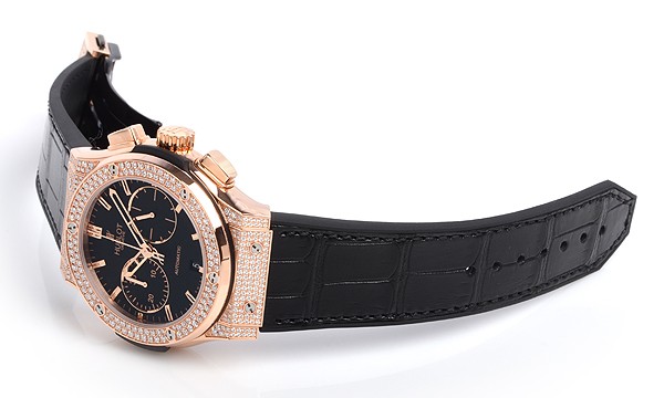 ウブロスーパーコピー クラシックフュージョン キングゴールドクロノグラフ ダイヤモンド 521.OX.1180.LR.1704