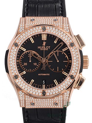 ウブロスーパーコピー クラシックフュージョン キングゴールドクロノグラフ ダイヤモンド 521.OX.1180.LR.1704