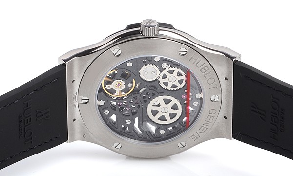 ウブロ クラシックフュージョン クラシコ ウルトラシンスケルトン チタニウム 515.NX.0170.LR