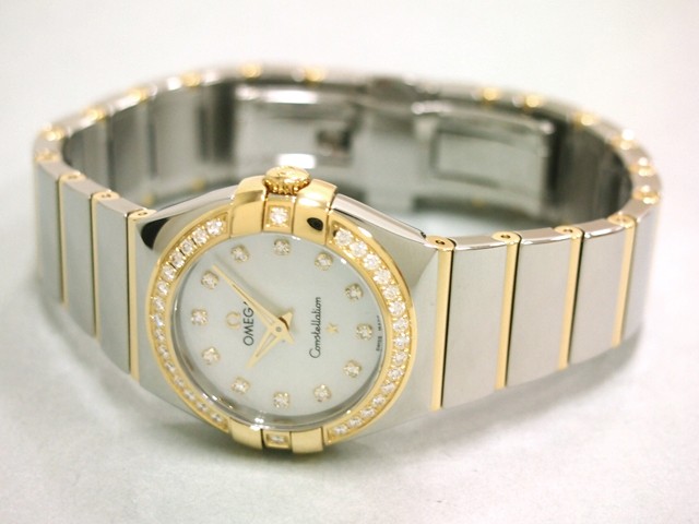 オメガ OMEGA コンステレーション ポリッシュ 123.25.27.60.55.007 SS/YG 12Pダイヤ