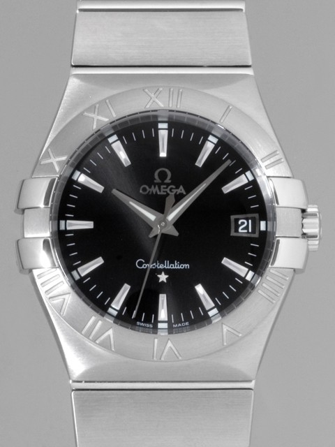 オメガスーパーコピー OMEGA コンステレーション 123.10.35.60.01.001 SS クォーツ ブラック