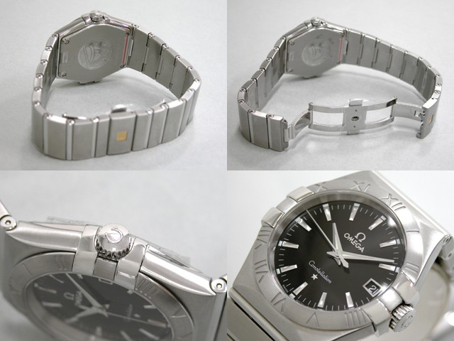 オメガスーパーコピー OMEGA コンステレーション 123.10.35.60.01.001 SS クォーツ ブラック