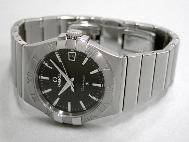 オメガスーパーコピー OMEGA コンステレーション 123.10.35.60.01.001 SS クォーツ ブラック