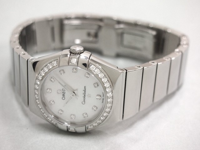 オメガ OMEGA コンステレーション ポリッシュ 123.15.27.60.55.003 SS 12Pダイヤ ベゼルダイヤ