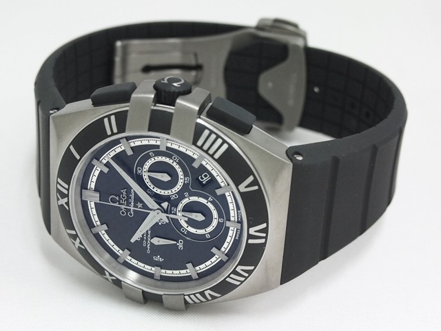 オメガ OMEGA コンステレーション 121.92.41.50.01.001 ダブル?イーグル クロノグラフ カーボン