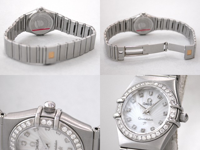 オメガ OMEGA コンステレーション ミニ 111.15.23.60.55.001 ダイヤベゼル 12Pダイヤ 160周年記念モデル ホワイトシェル