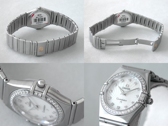 オメガ OMEGA コンステレーション ミニ 111.15.26.60.55.001 ダイヤベゼル 12Pダイヤ 160周年記念モデル ホワイトシェル