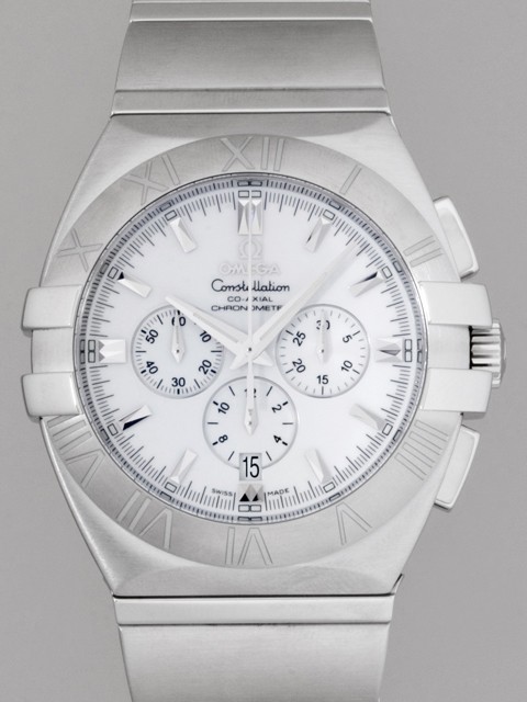 オメガスーパーコピー コンステレーション 1514.20 ダブル?イーグル クロノグラフ ホワイト