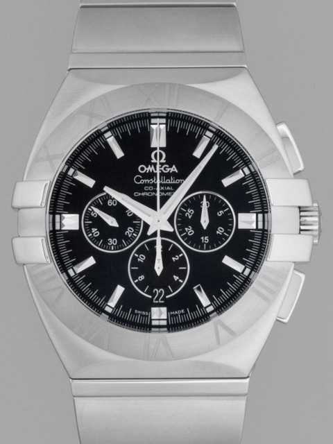 オメガスーパーコピー コンステレーション 1514.51 ダブル?イーグル クロノグラフ ブラック