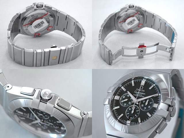 オメガスーパーコピー コンステレーション 1514.51 ダブル?イーグル クロノグラフ ブラック