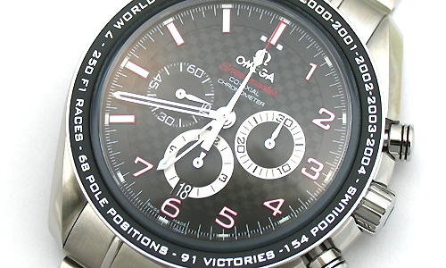 オメガ スピードマスター レーシング シューマッハ限定 321.30.44.50.01.001 ブラック