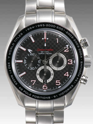 オメガ スピードマスター レーシング シューマッハ限定 321.30.44.50.01.001 ブラック