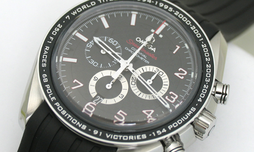 オメガ スピードマスター レーシング シューマッハ限定 321.32.44.50.01.001 ブラック