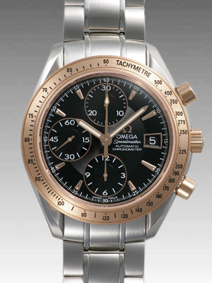 オメガ スピードマスター オートマチックデイト 323.21.40.40.01.001 ブラック