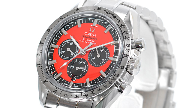 オメガスーパーコピー スピードマスター シューマッハレジェンドコレクション 3506-61 レッド／ブラック