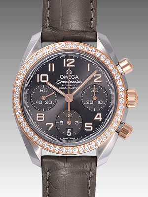 オメガスーパーコピー スピードマスター オートマチック 324.28.38.40.06.001 レディース