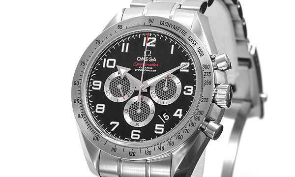 オメガスーパーコピー スピードマスター ブロードアロー 321.10.44.50.01.001 ブラック／シルバー