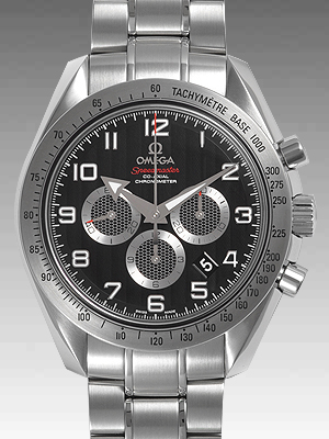オメガスーパーコピー スピードマスター ブロードアロー 321.10.44.50.01.001 ブラック／シルバー