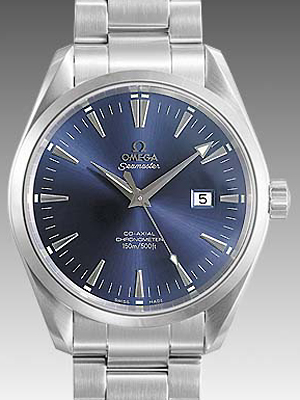 オメガスーパーコピー シーマスター コーアクシャル アクアテラ 2502-80 ブルー