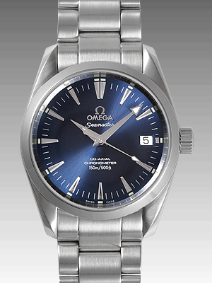 オメガスーパーコピー シーマスター コーアクシャル アクアテラ 2504-80 ブルー