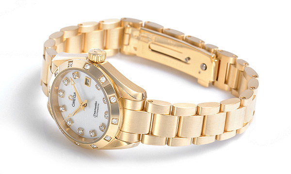 オメガスーパーコピー シーマスター アクアテラ 2164-75 イエローゴールド ホワイト