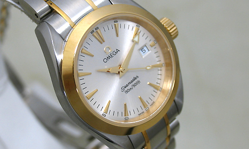 オメガスーパーコピー シーマスター 2377-30 ステンレス・イエローゴールド シルバー