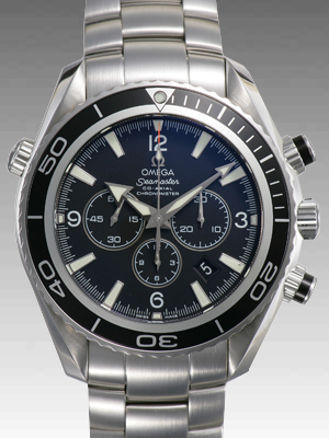 オメガスーパーコピー シーマスター プラネットオーシャン クロノ 2210-50 ブラック