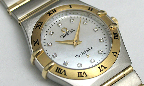 オメガスーパーコピー コンステレーション 1272-75 ステンレス・イエローゴールド ホワイト