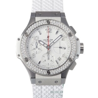 ウブロ ビッグバン スチール ホワイトダイヤモンド 342.SE.230.RW.114 ホワイト