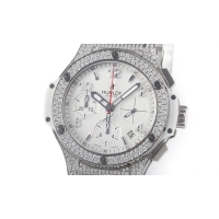 ウブロ ビッグバン スチール ホワイトパヴェ 342.SE.230.RW.174 ホワイト